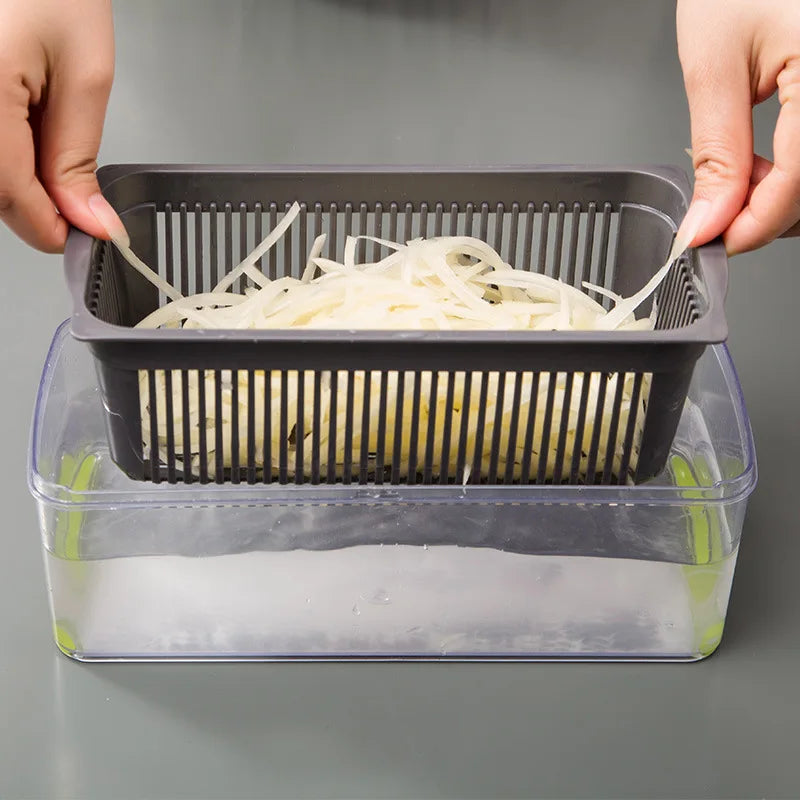 13 in 1 food chopper onion chopper Vegetable Cutter Fruit Slicer grater paring knife chopper grinder kitchen gadgets
