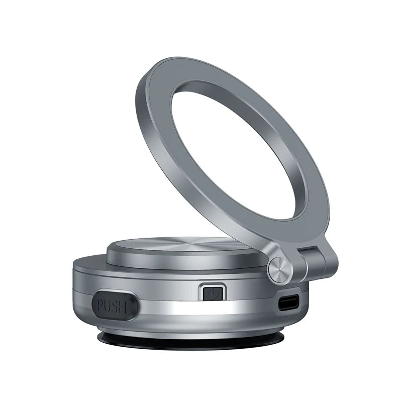 360° Rotatable Electric Magnetic Attraction Car Holder For Iphone/Xiaomi/Samsung