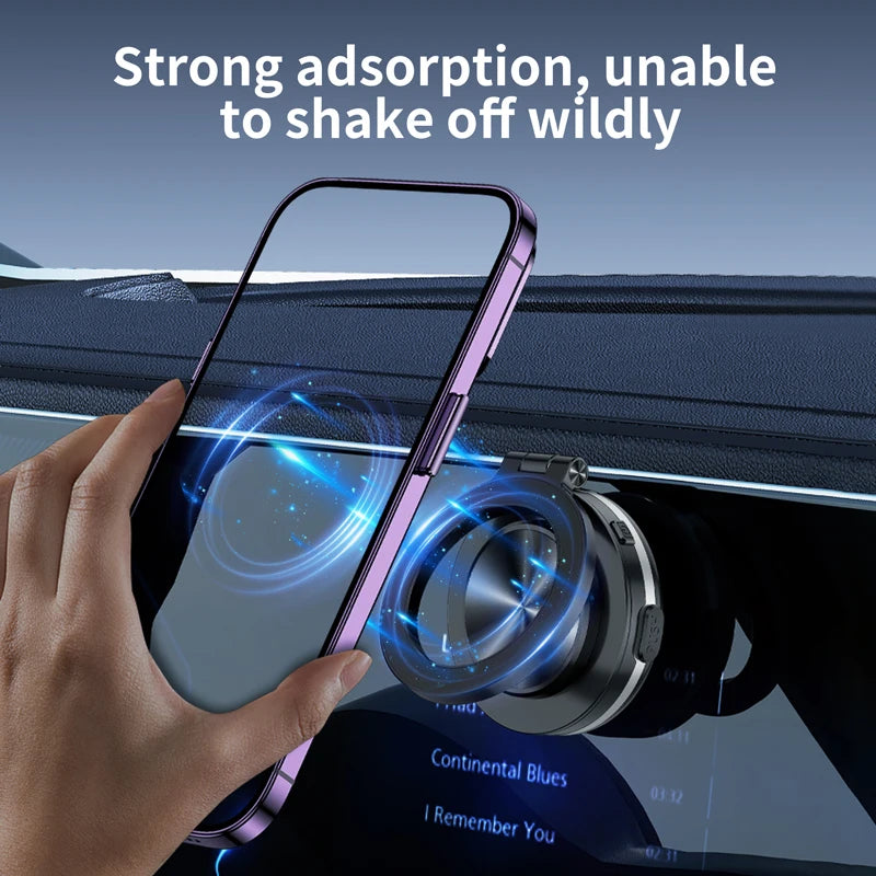 360° Rotatable Electric Magnetic Attraction Car Holder For Iphone/Xiaomi/Samsung