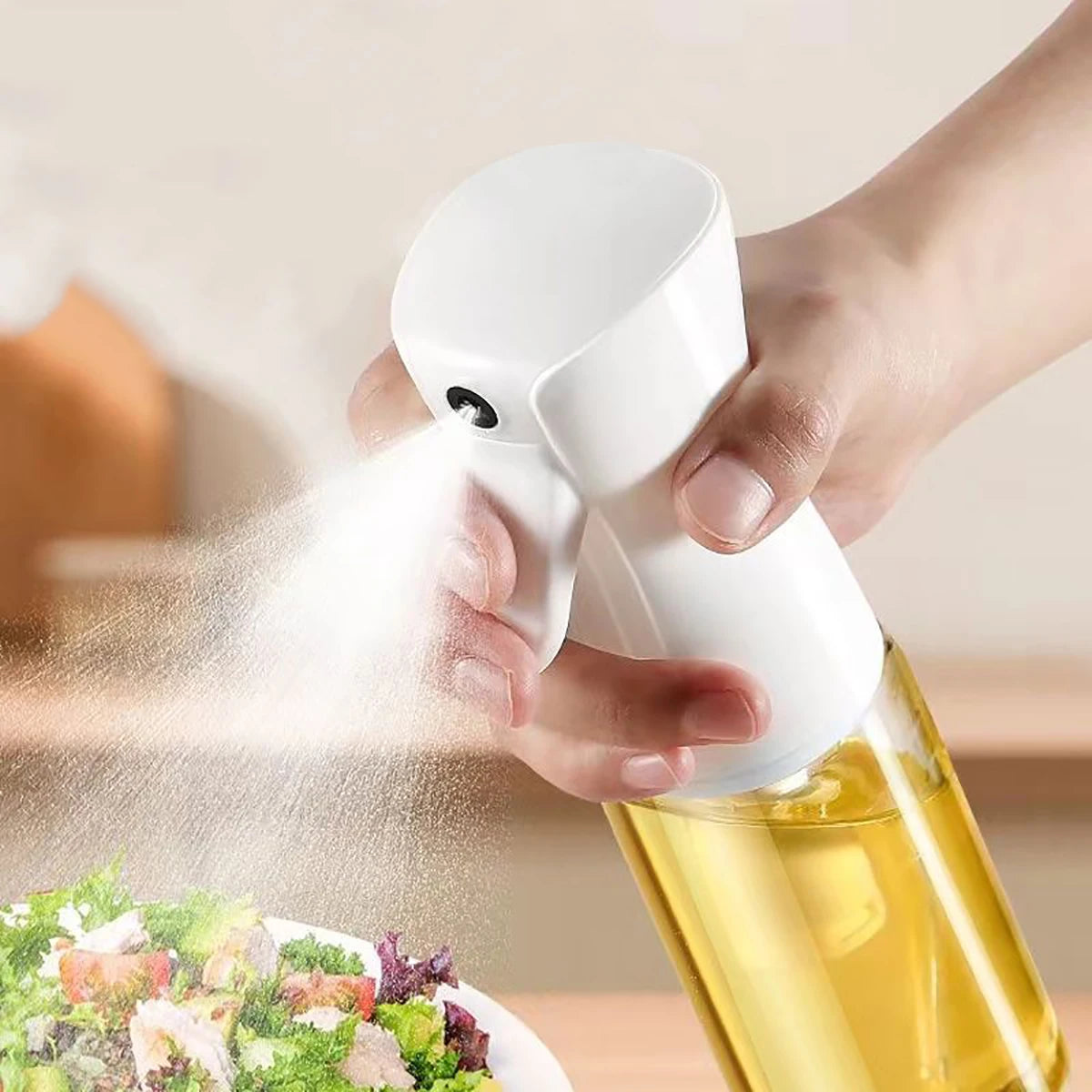 Hot 200/300/500ml Spray Oil Sprayer Bottle Olives Oil Dispenser Bottle Cooking Vinegar Salad Camping BBQ Kitchen Accessories
