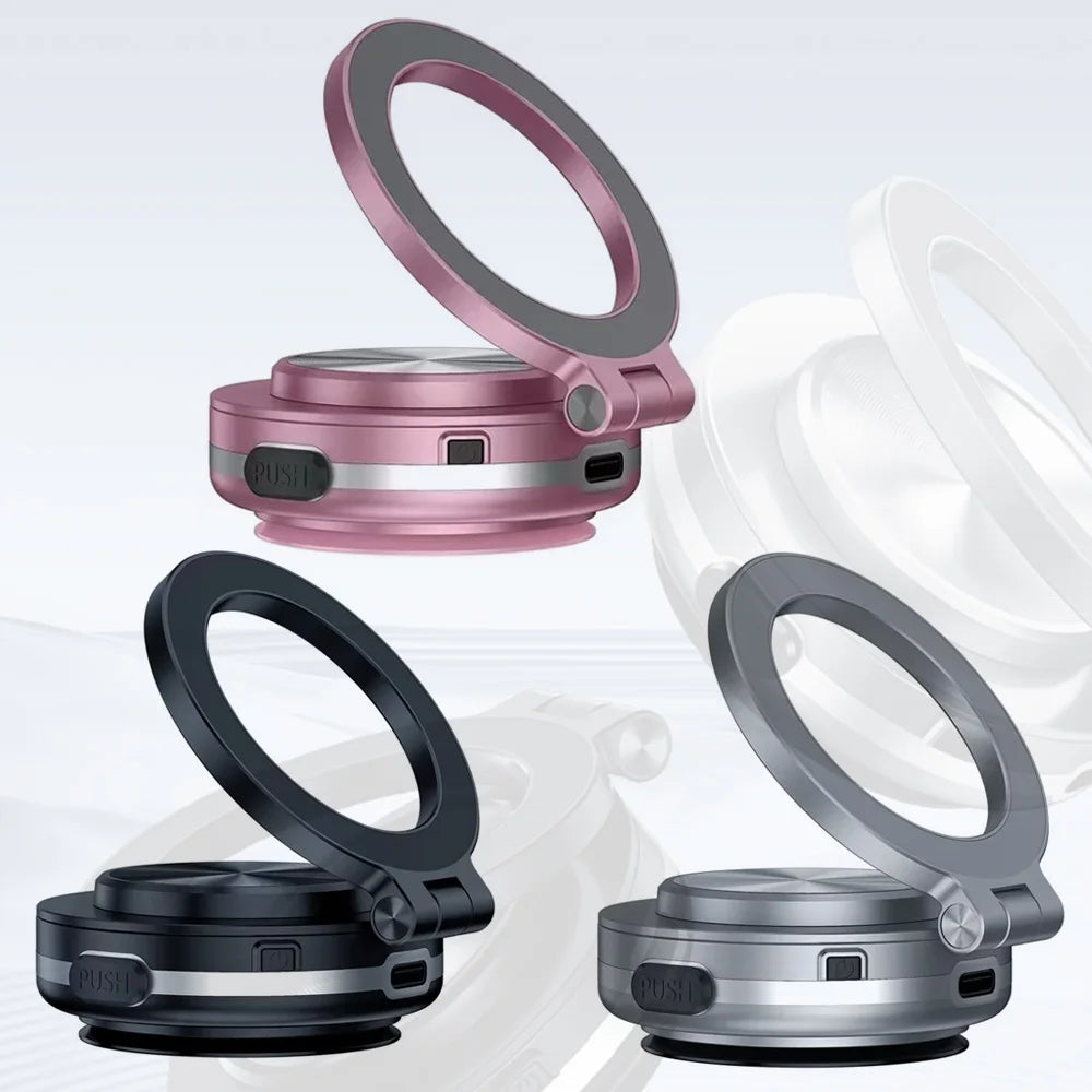 360° Rotatable Electric Magnetic Attraction Car Holder For Iphone/Xiaomi/Samsung