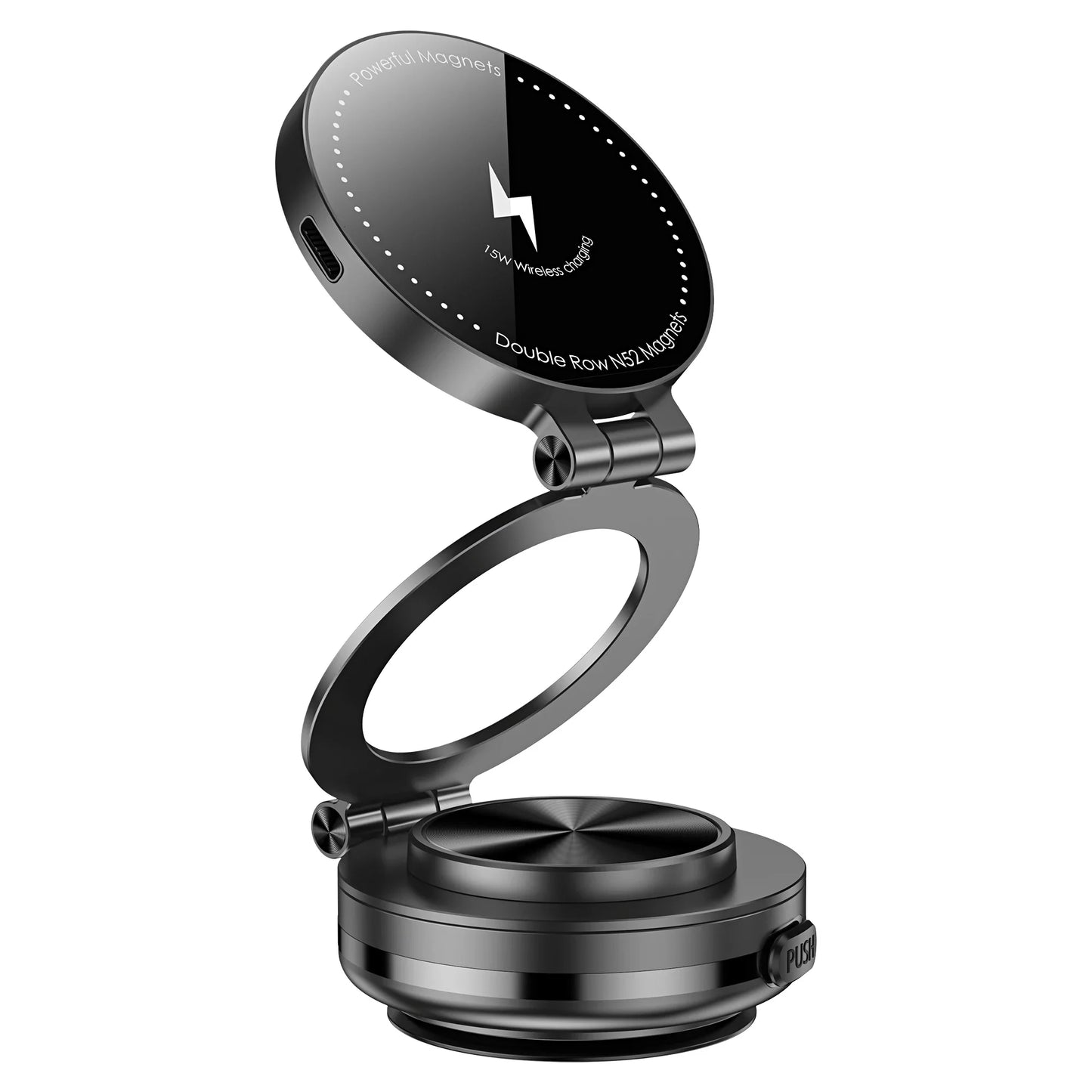 Bracket 360 Degree Rotation Foldable GPS Stand Electric Sucker Cup Support