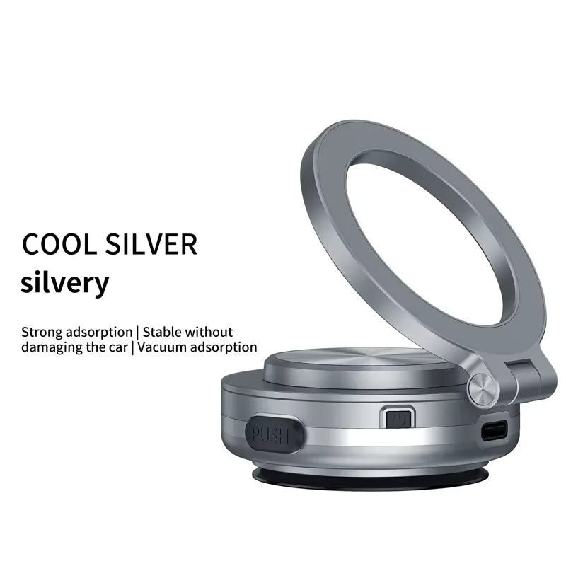 360° Rotatable Electric Magnetic Attraction Car Holder For Iphone/Xiaomi/Samsung