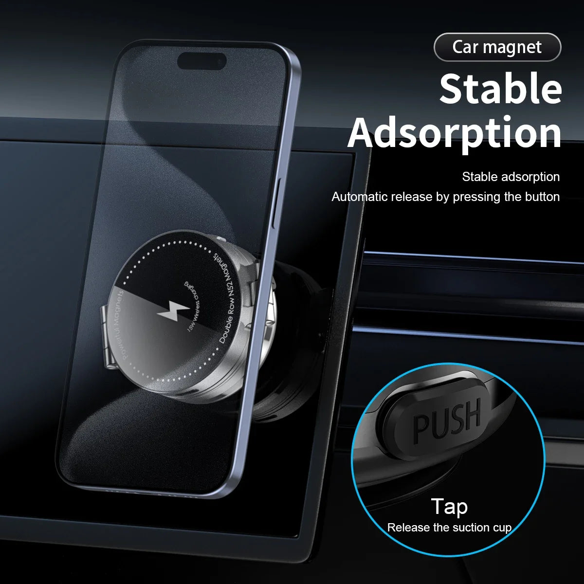Bracket 360 Degree Rotation Foldable GPS Stand Electric Sucker Cup Support