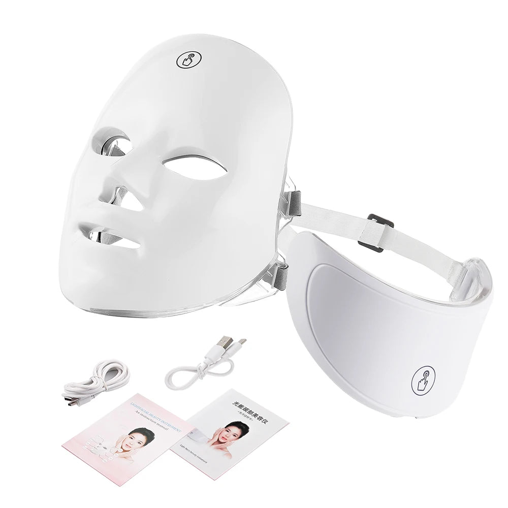 Wireless Facial Neck LED Beauty Machine Skin Tightening Face Care Spa Device Foreverlily