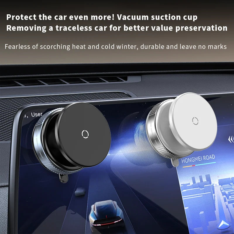 Mobile Phone Holder Vacuum Adsorption 360° Rotation Super Strong Suction Bracket for Iphone12-16 Smartphone